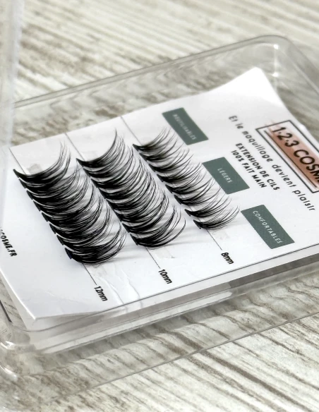 Extensions de cils pas cher courbure D– Léger et réutilisable