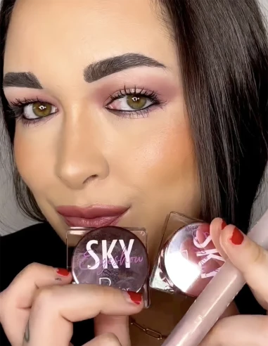 Look de Solegg Makeup – Pack fards crème + crayon lèvres