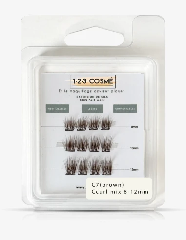 Extensions de cils pas cher courbure D– Léger & réutilisable