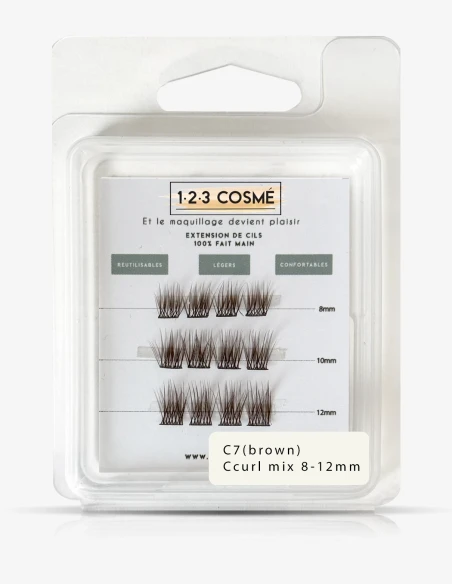 Extensions de cils pas cher courbure D– Léger & réutilisable