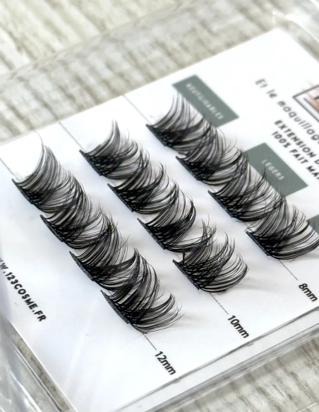 Extensions de cils 8 - 10 - 12 mm - faux cils - 123 Cosmé
