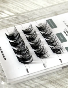 Extensions de cils 8 - 10 - 12 mm - faux cils cat eyes - 123 Cosmé 2