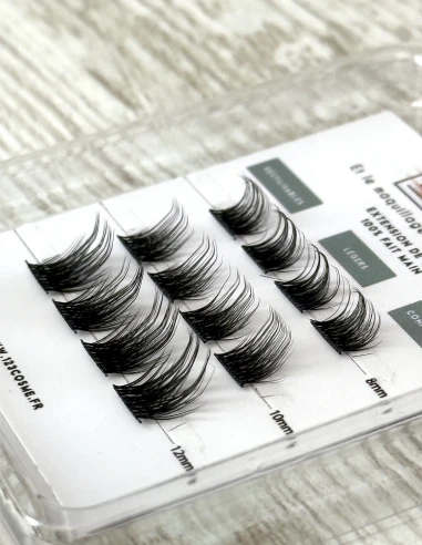 Extensions de cils FD20 C curl 8 - 10 - 12 mm - faux cils cat eyes