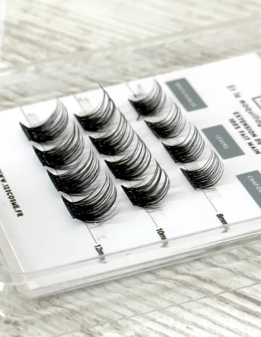 Extensions de cils FD20 D curl 8 - 10 - 12 mm - faux cils cat eyes