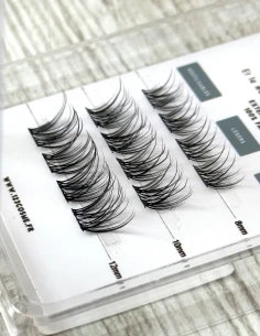 Extensions de cils NF14 D curl 8 - 10 - 12 mm - faux cils cat eyes 2