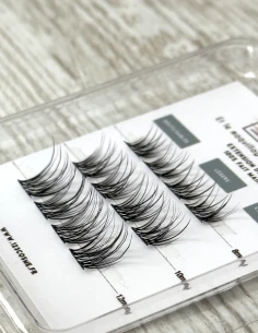 Extensions de cils NF14 C curl 8 - 10 - 12 mm - faux cils cat eyes 2