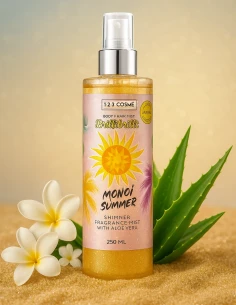 Brume de Parfum Corporel Étincelante au Monoï