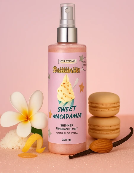 Brume de Parfum Corporel Sweet macadamia - Mmm la vanille - 123 Cosmé