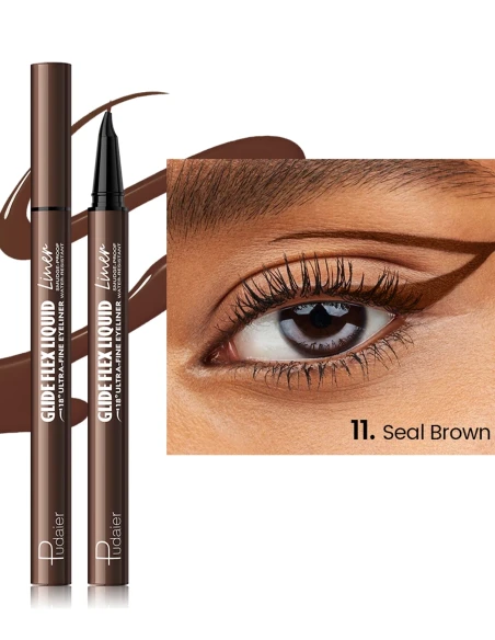 Eyeliner feutre Marron foncé  - Maquillage pas cher - 123 Cosme