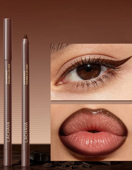 Crayon Smooth 2-en-1 Yeux & Lèvres | Mat Velours Longue Tenue