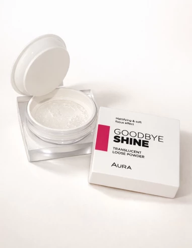 Poudre Libre Translucide AURA Goodbye Shine | Poudre Baking Matifiante