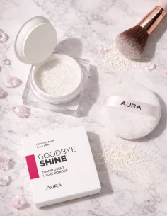 Poudre Libre Translucide AURA Goodbye Shine | Poudre Baking Matifiante