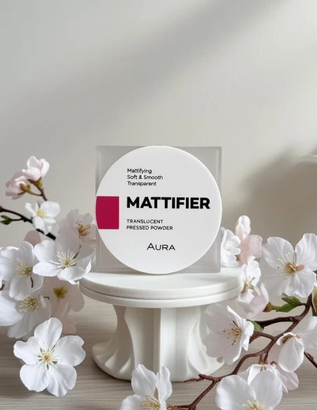 Poudre Compacte Translucide Blanche | Teint Mat & Fixé