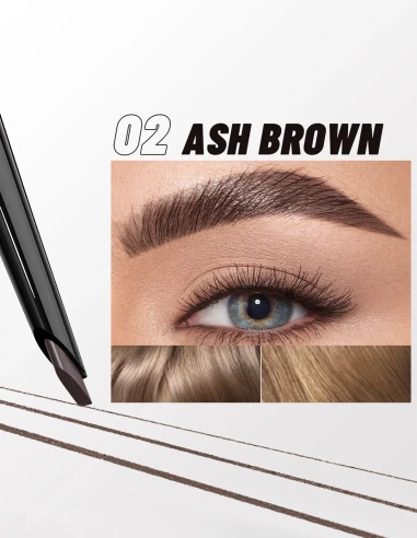 Crayon à sourcils pas cher : effet poil à poil waterproof | 6 teintes