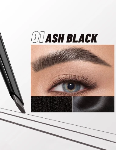 Crayon à sourcils pas cher : effet poil à poil waterproof | 6 teintes