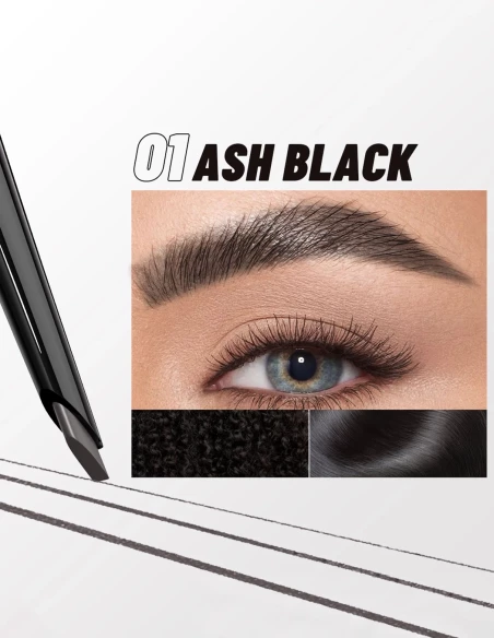 Crayon à sourcils pas cher : effet poil à poil waterproof | 6 teintes
