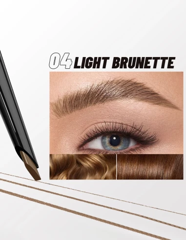 Crayon à sourcils pas cher : effet poil à poil waterproof | 6 teintes