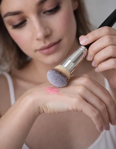 pinceau blush crème