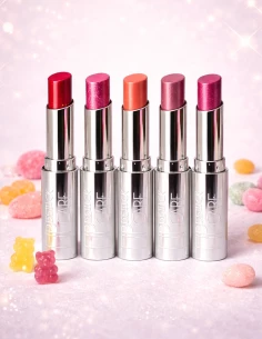 Crystal Kiss – Rouge à Lèvres Nacré Pailleté Hydratant