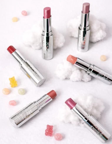 Pack 12 Rouges à Lèvres Pailletés Crystal Kiss Pas Cher | 123 Cosmé