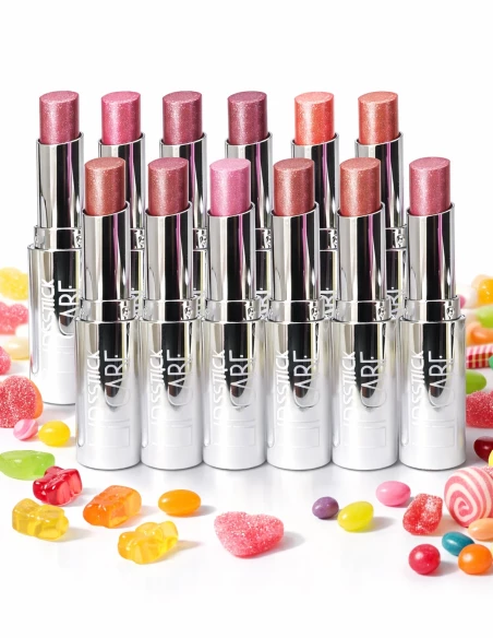 Pack 12 Rouges à Lèvres Pailletés Crystal Kiss Pas Cher | 123 Cosmé