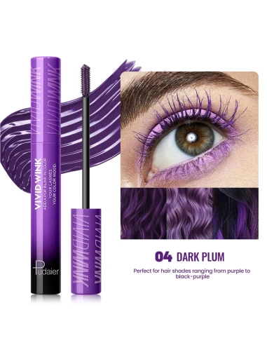mascara violet électrique maquillage original