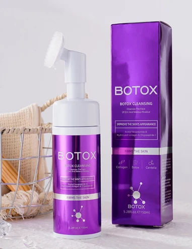 Mousse nettoyante visage Botox Collagène