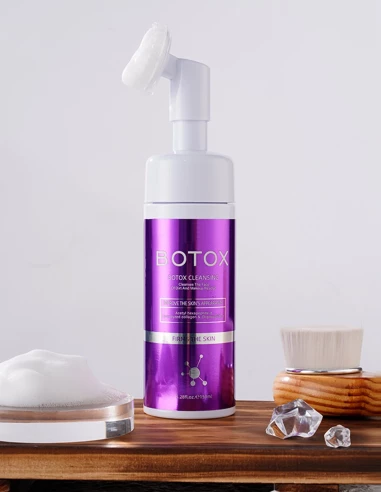 Mousse nettoyante visage Botox Collagène