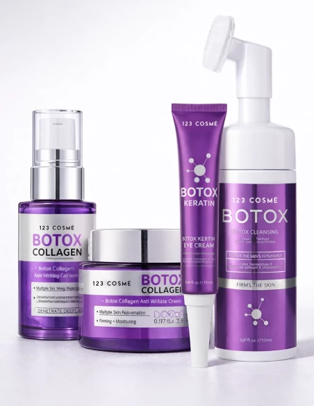 Pack Botox Collagène 4 Soins Visage Anti-Âge