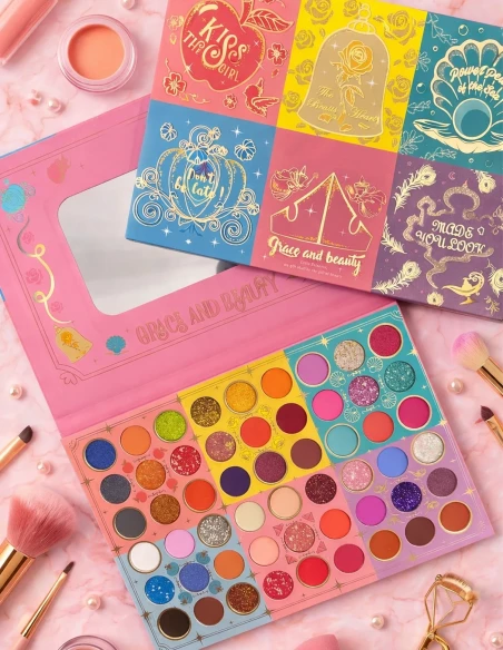 Palette 50 fards à paupières Grace And Beauty