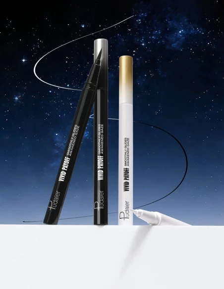 Eyeliner Feutre Waterproof Noir & Blanc | Galaxie Vivid Payoff