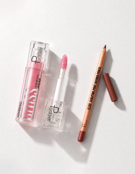 Combo à Lèvres  | Gloss Glacier Lip Glaze & Crayon Sculptor