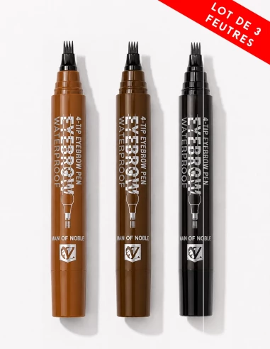 Feutre à Sourcils Microblading Waterproof | Effet Poil à Poil Naturel