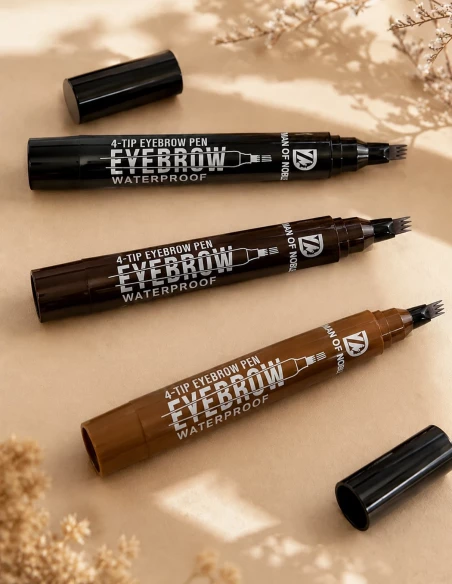Feutre à Sourcils Microblading Waterproof | Effet Poil à Poil Naturel