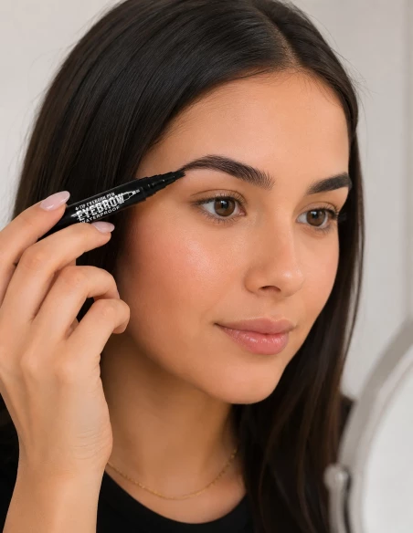 Feutre à Sourcils Microblading Waterproof | Effet Poil à Poil Naturel