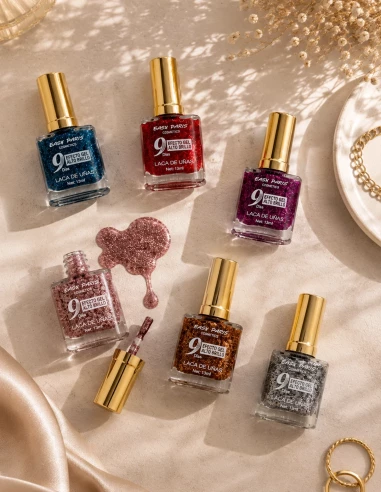 Vernis à Ongles Effet Gel Pailleté | Longue Tenue 9 Jours