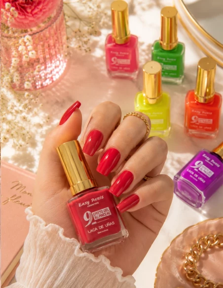 Vernis à Ongles Effet Gel Fluo Néon | Longue Tenue & Brillance