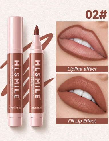 Feutre à lèvres Color Lock teinte nude marron avec rendu naturel sur les lèvres