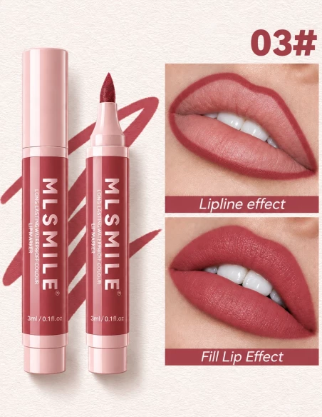 Feutre à lèvres Color Lock teinte bois de rose longue tenue et sans transfert