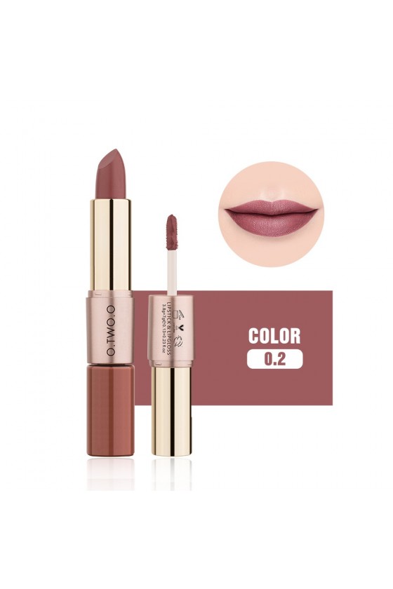 Matte Lipstick & Liquid Lipstick Rose Gold O.TWO.O