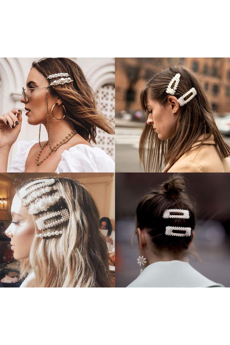 Pinces à cheveux perlées Accessoires de coiffure ☀︎ 123 Cosmé