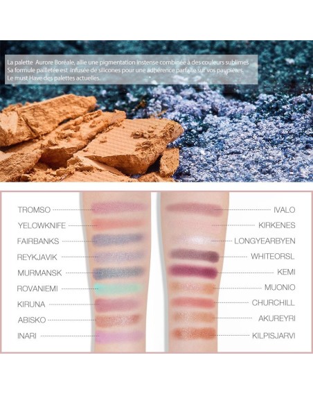 Palette à paupière Aurore Boréale