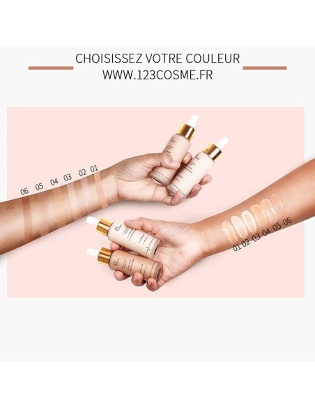 Fond de teint goutte à goutte