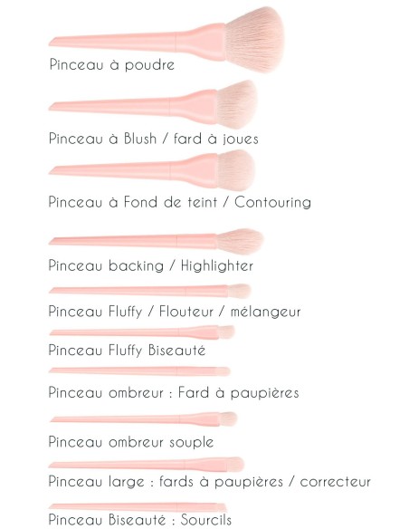 Kit pinceaux pas cher