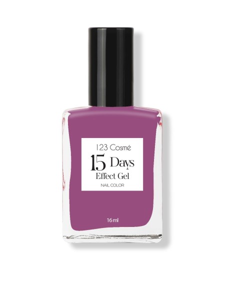 vernis effet gel mauve