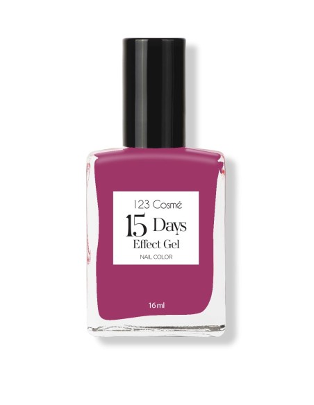 vernis effet gel rose fuchsia