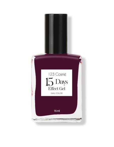 vernis prune effet gel