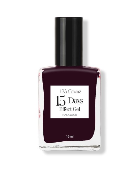 vernis effet gel prune intense
