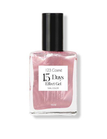 vernis effet gel rose nacré clair