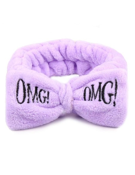 headband mauve omg pas cher